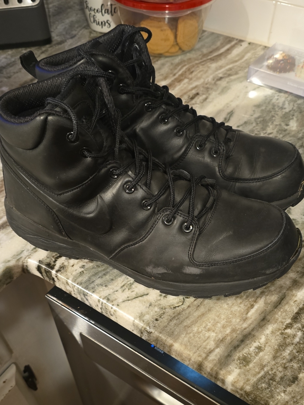 Mens Nike Manoa Leather Boots